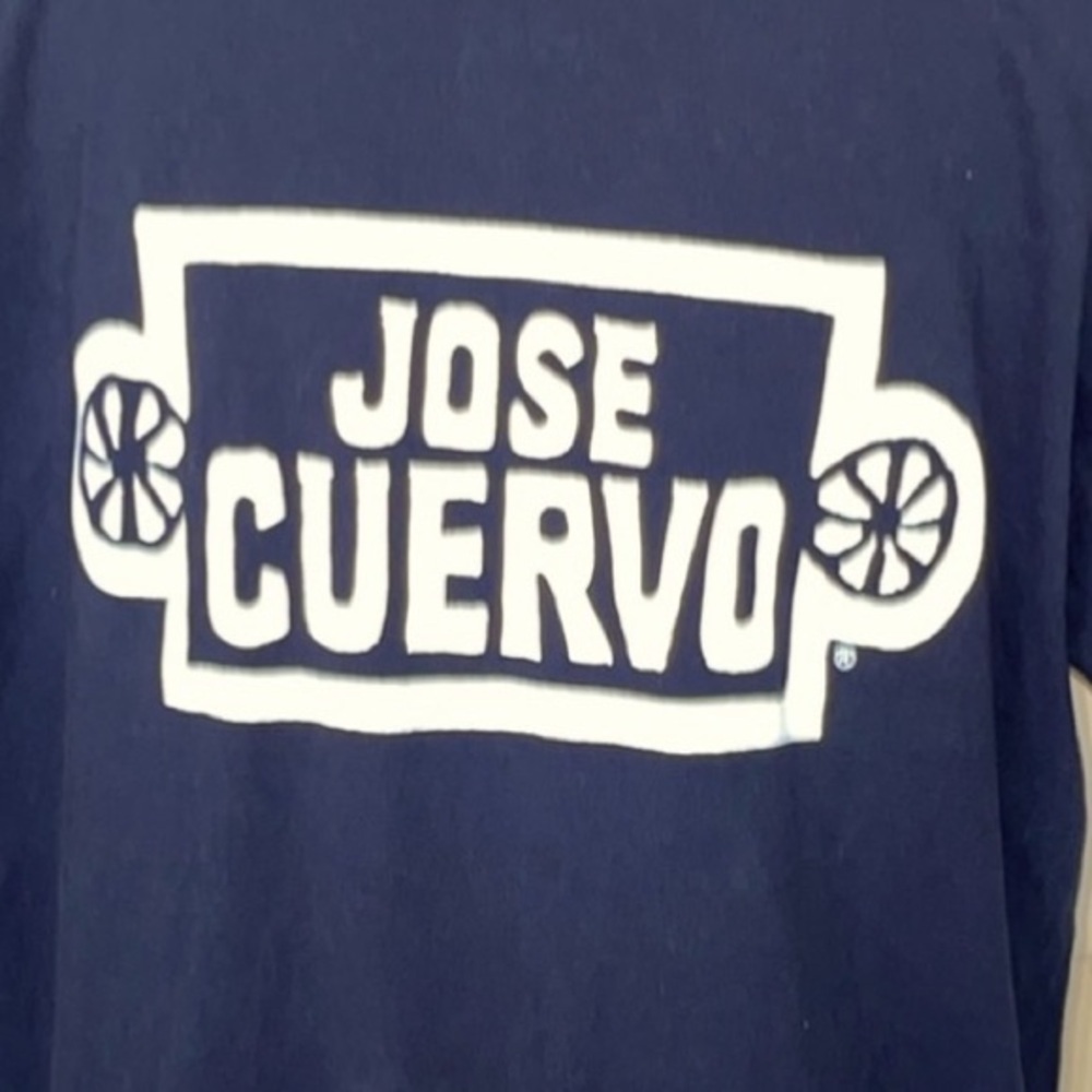 JOSE CUERVO Vintage Graphic T Shirt Black White Logo with Limes Size Large - Picture 6 of 6